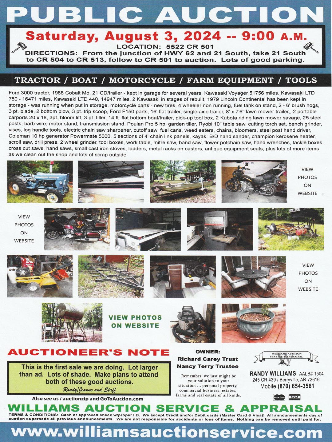 August 32024 AUCTION